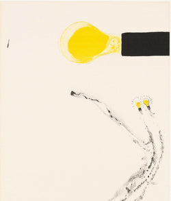 JIM DINE "HOSE LAMP / DORIAN GRAY" LITHOGRAPH ,1968