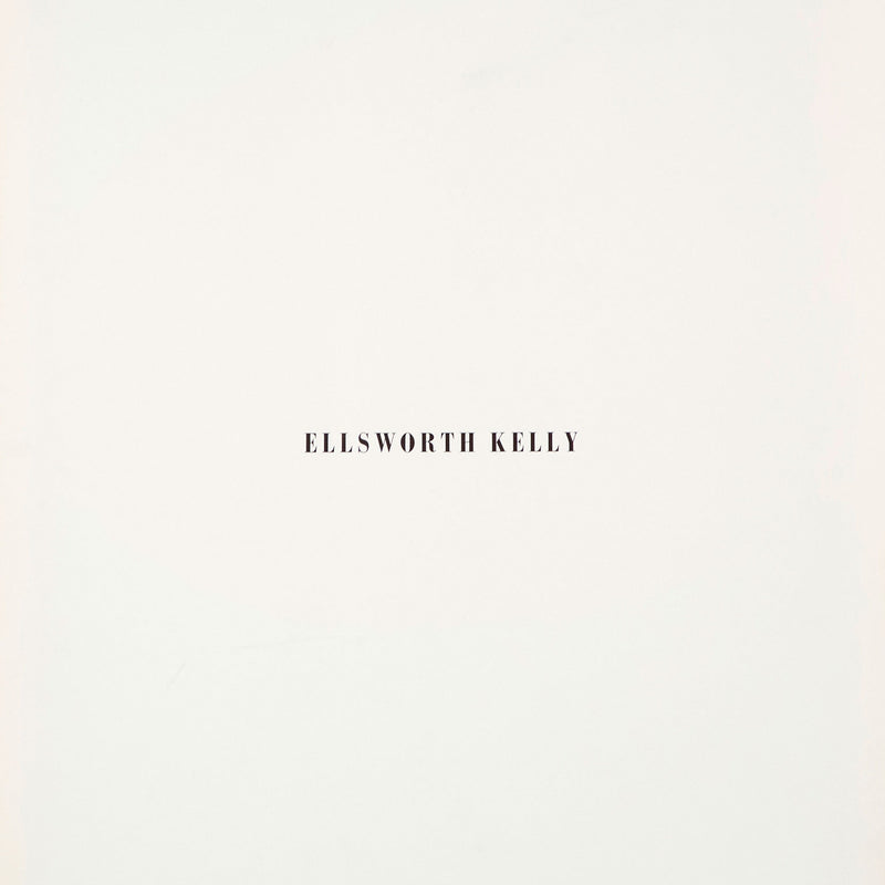 Ellsworth Kelly "Red Blue" Screenprint, 1964. 