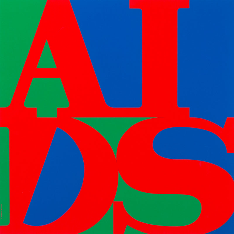 GENERAL IDEA "AIDS" SCREENPRINT, 1987