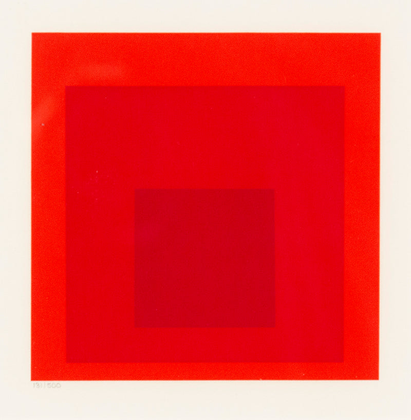 JOSEF ALBERS "EITHER/OR" SERIGRAPH, 1973