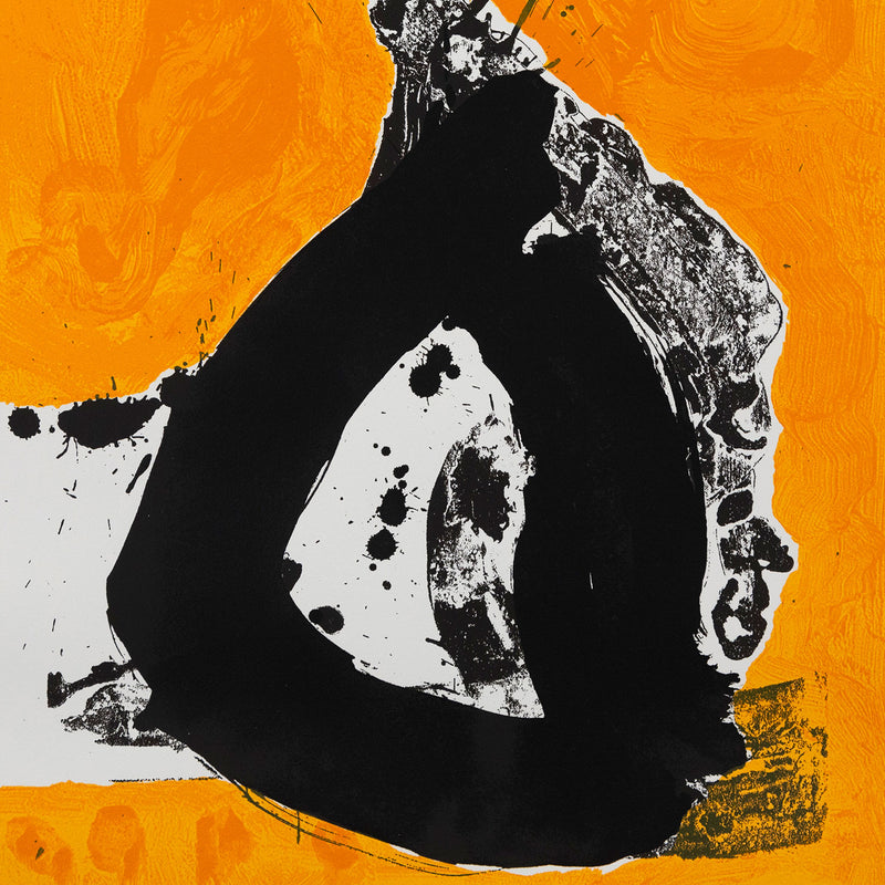 "Basque Suite #4" - Abstract Expressionist Screenprint by Robert Motherwell.