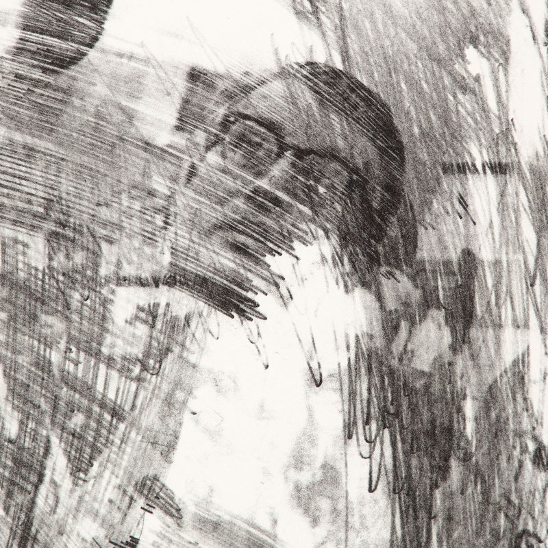 Robert Rauschenberg "Sky Rite (Stoned Moon)" Lithograph, 1969.