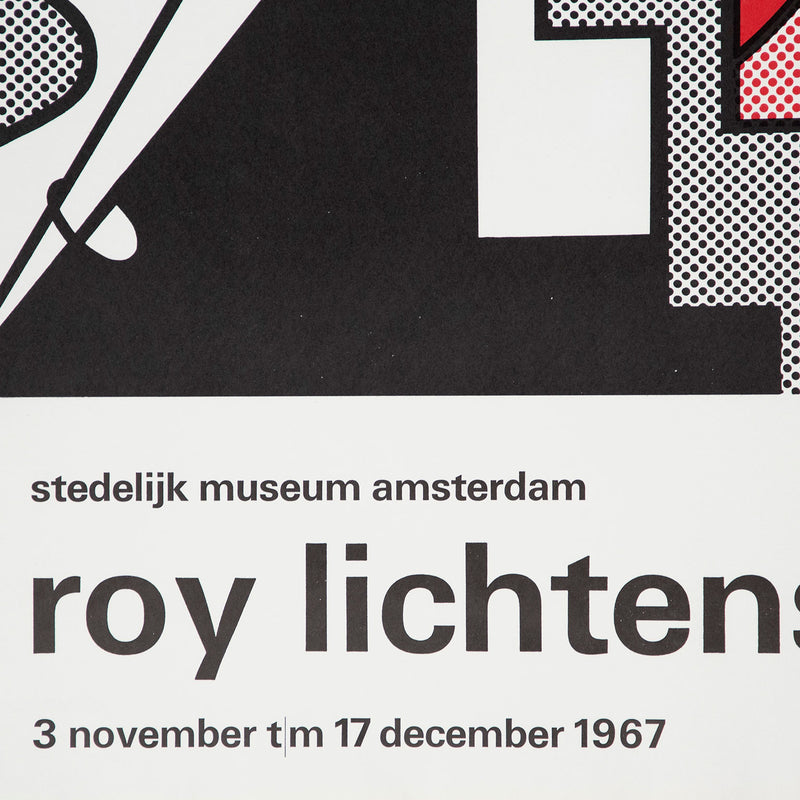 Roy Lichtenstein “Stedelijk Museum Amsterdam” Exhibition poster, 1967. 