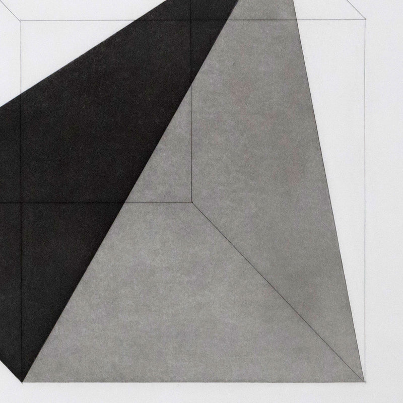 Sol LeWitt "Forms Derived from a Cube" USA, 1982. Etching with aquatint on Somerset Satin White paper. Geometric abstraction. 1980s abstraction. Iconic American artist. Toronto art gallery.