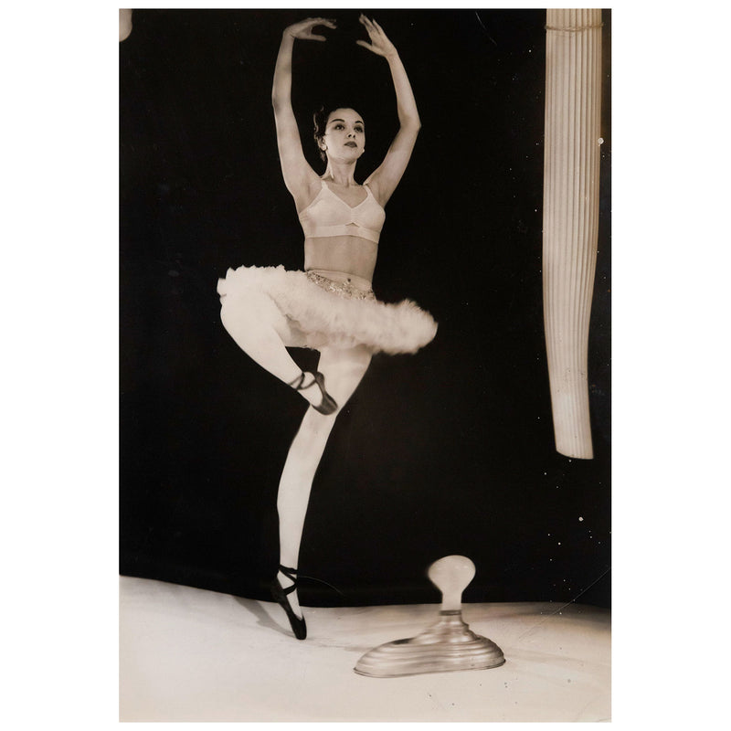 Toronto art gallery features artwork by famous photographer Weegee. Vintage ballerina photography for sale.