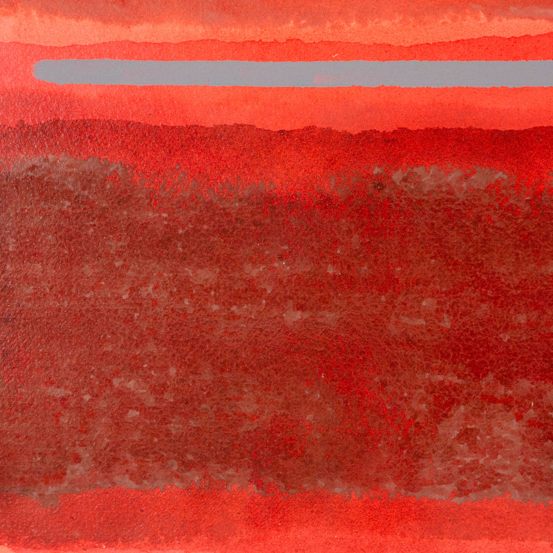 William Perehudoff, "Color Field Study in Red" (aka "Red Dawn")  Gouache on paper  Signed and dated 79 by the artist, bottom right  22.5"H 30"W (work)  25.75"H 33.25"W (framed)  Very good condition  Provenance: The Collection of Theo Waddington (London, UK), Fine Art Gallery Resale Gallery Caviar20 Toronto