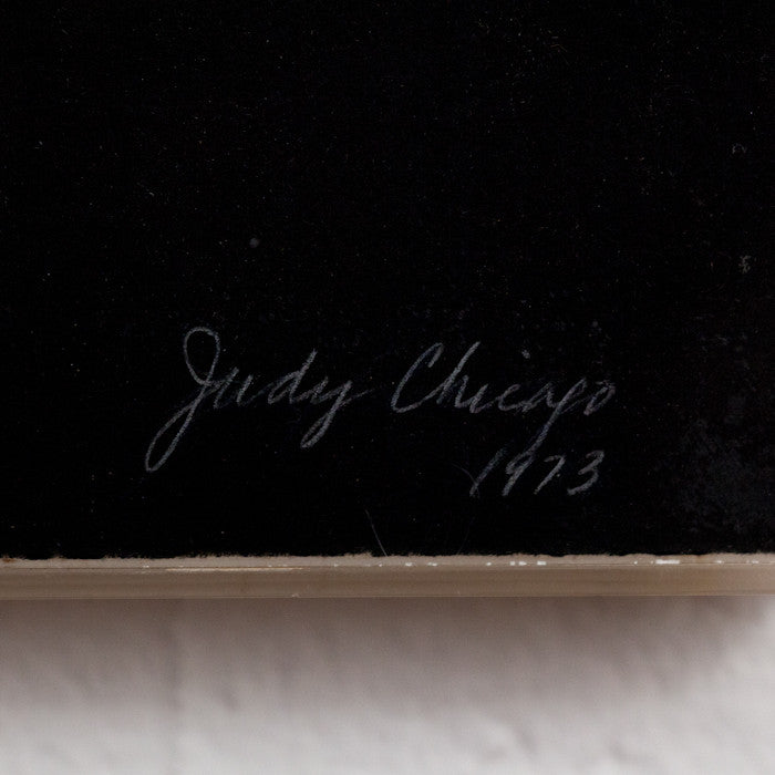 JUDY CHICAGO "POTENT PUSSY" SCREENPRINT, 1973