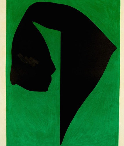 JACK YOUNGERMAN "GREEN AROUND" LITHO, 1968