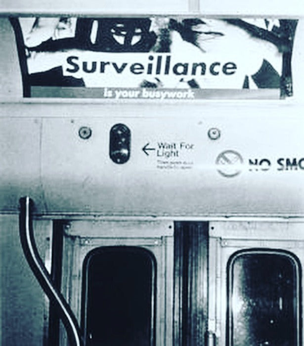 Barbara Kruger new york subway Surveillance prints multiples Caviar20