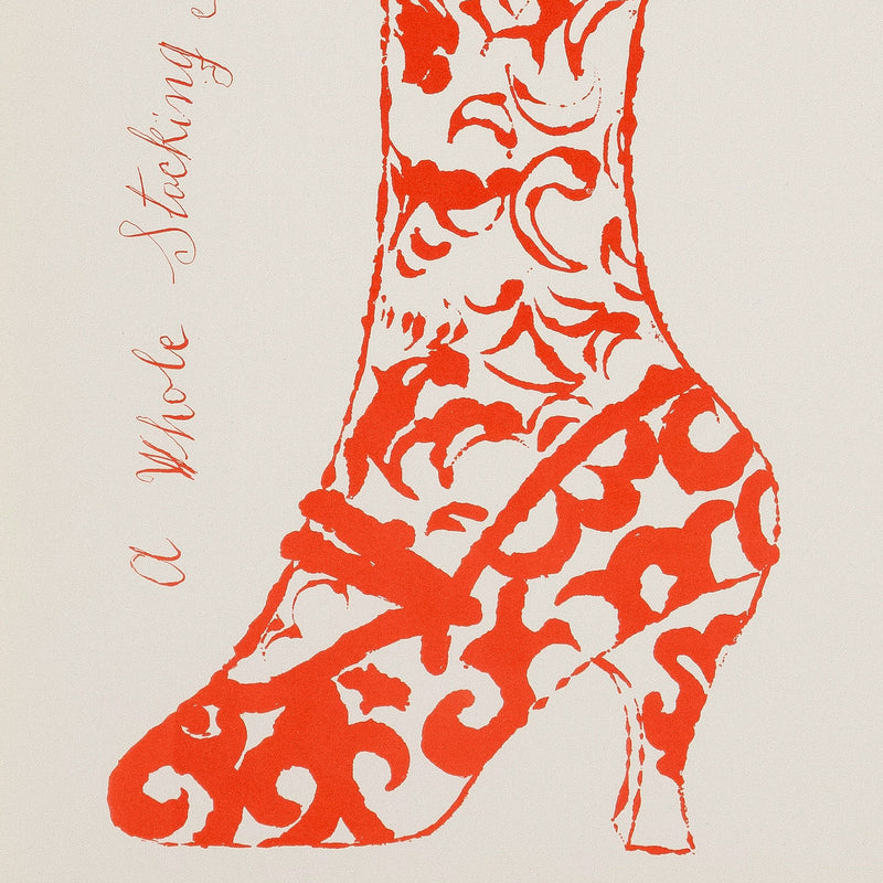 Andy Warhol original artwork for sale, Stocking Full of Wishes, Offset Lithograph, 1955, Caviar20
