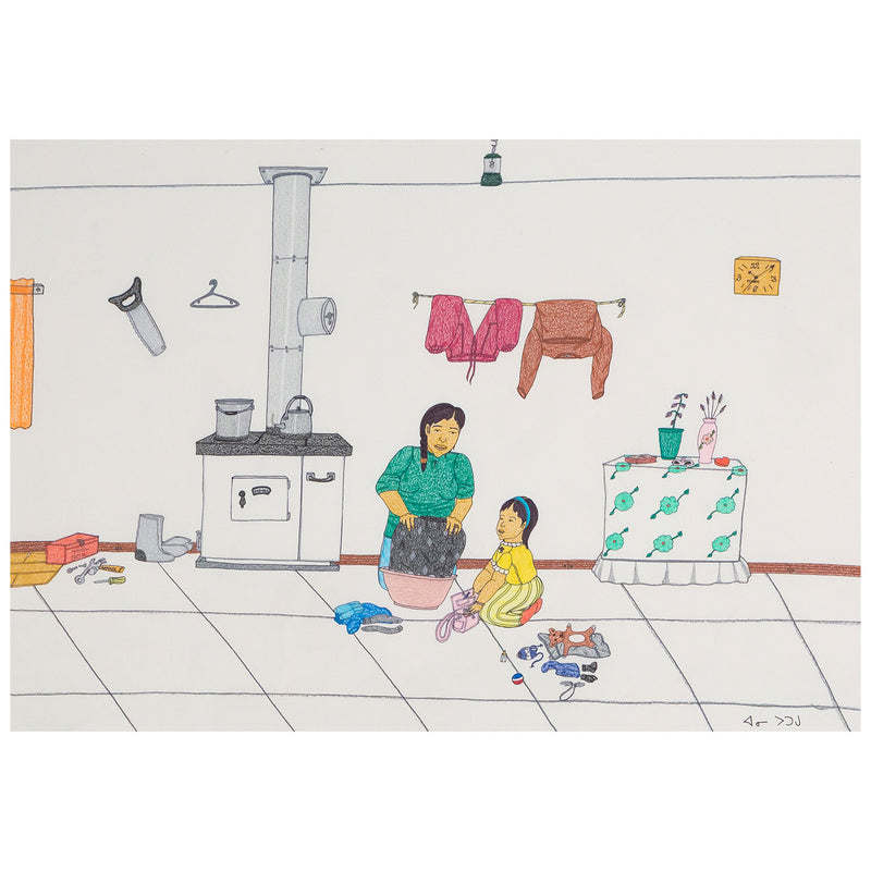 Annie Pootoogook, My Mother and I, 2006, Caviar20