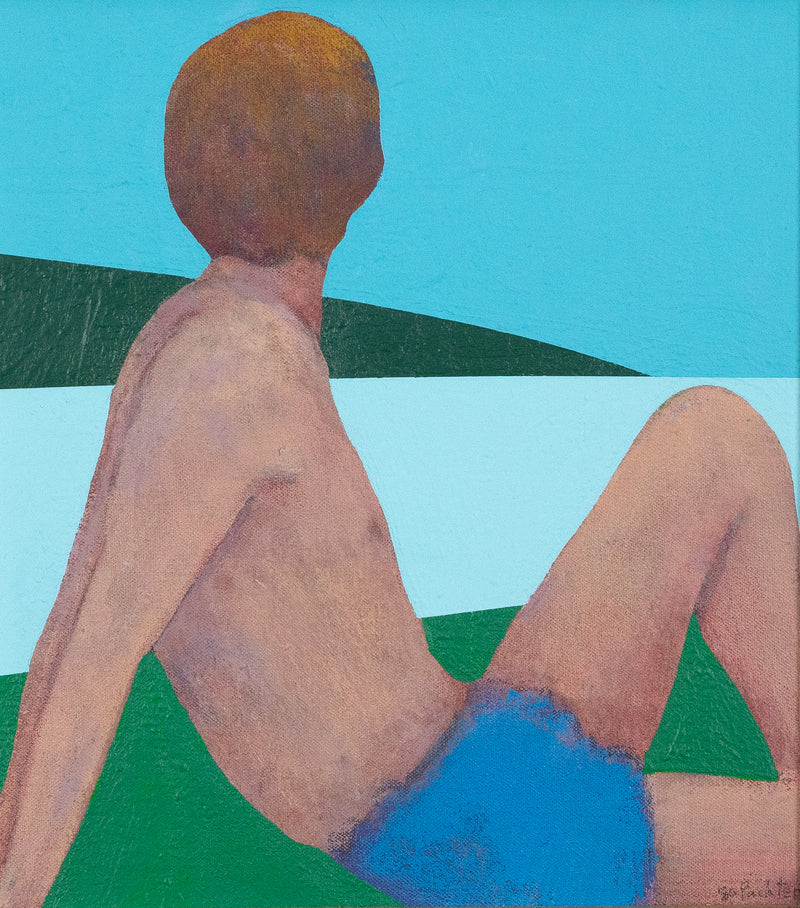 Charles Pachter, Bather, Painting, Acrylic on Canvas, 1980, Caviar20