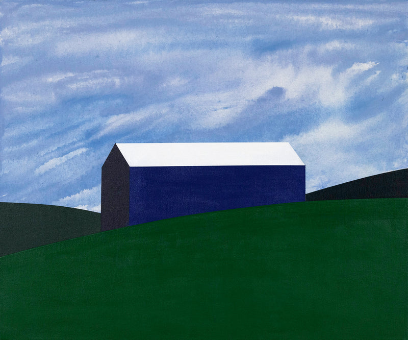 Caviar20 Charles Pachter Blue Barn painting