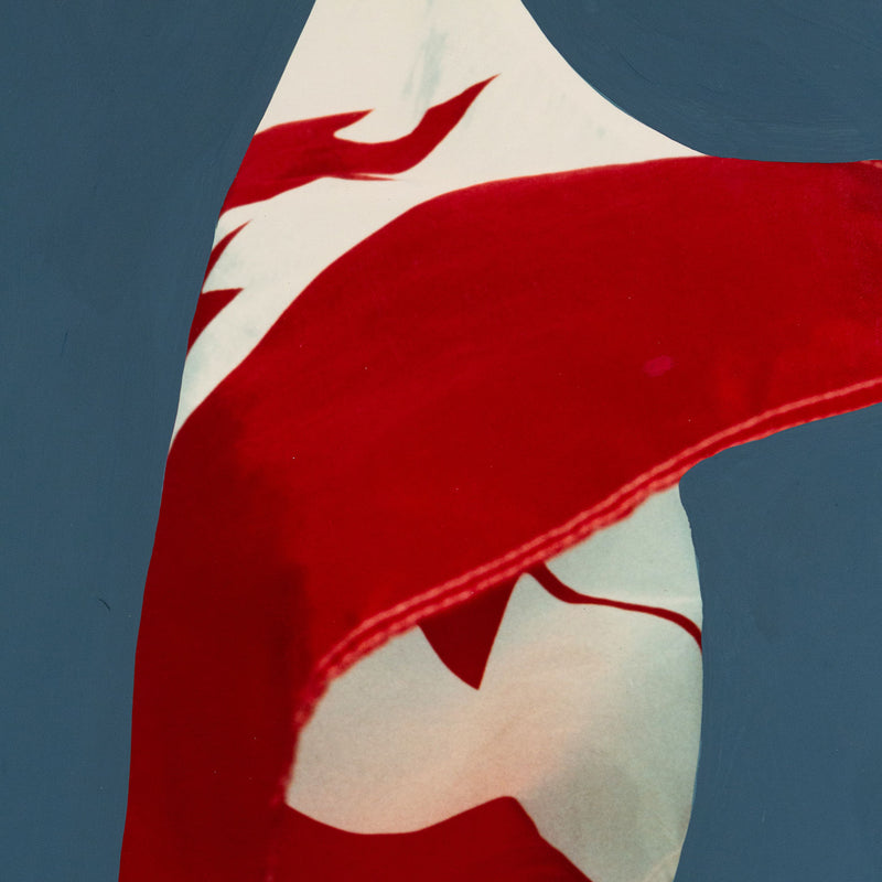 Charles Pachter, Painted Flag: Preparatory #4, Acrylic, 1981, Caviar20, 