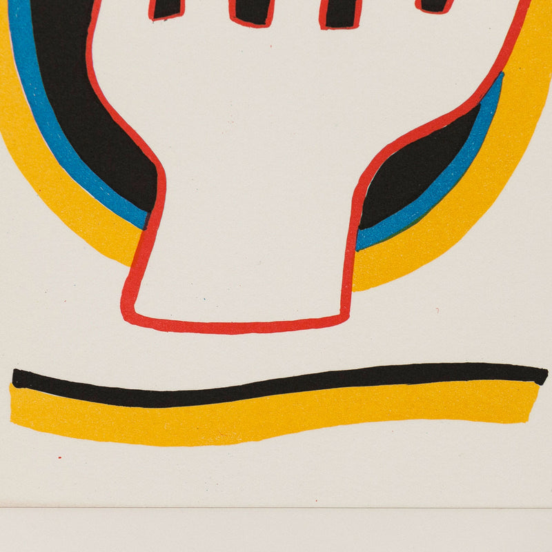 SOREL ETROG "HANOVER HAND" LITHO, 1970