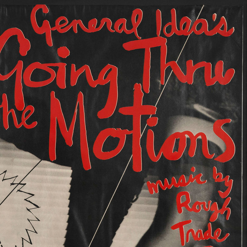 General Idea Going Thru the Motions 1975 screenprint