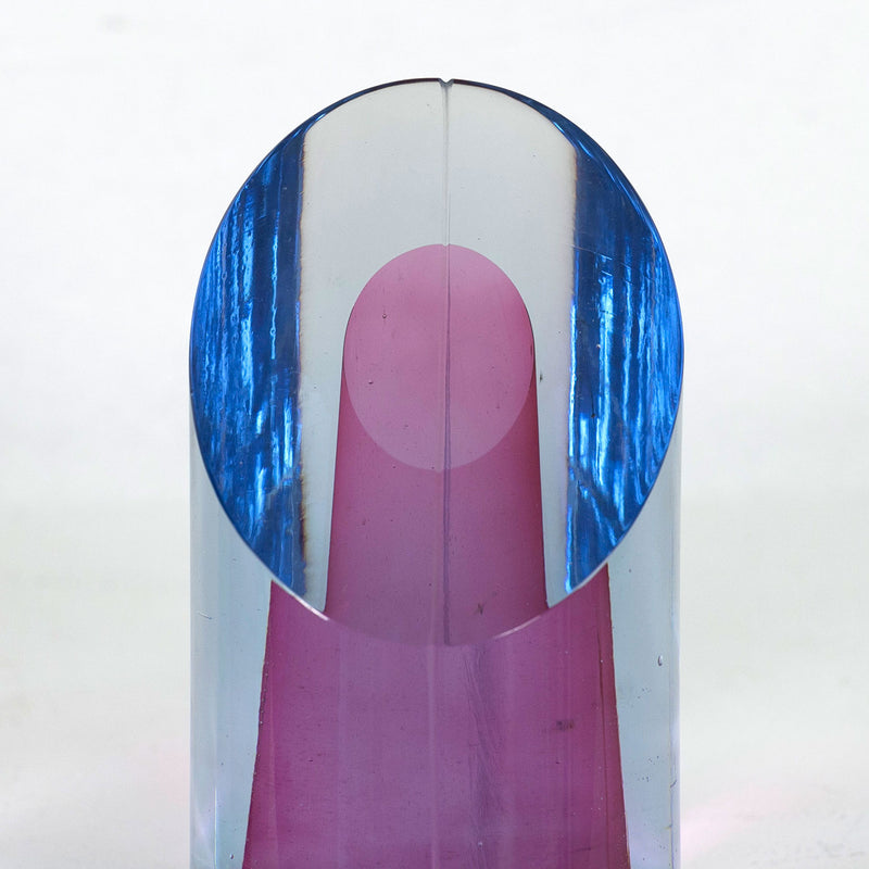 HARVEY LITTLETON "CYLINDRICAL SECTIONS 45" GLASS, 1979