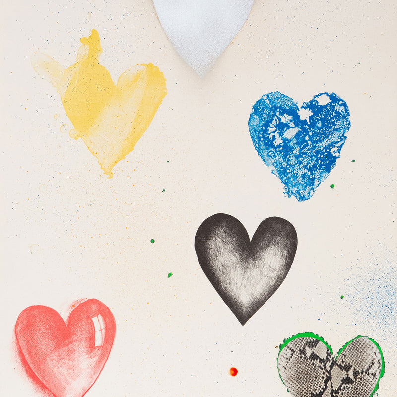 Jim Dine, Hearts, print, 1970, Caviar20
