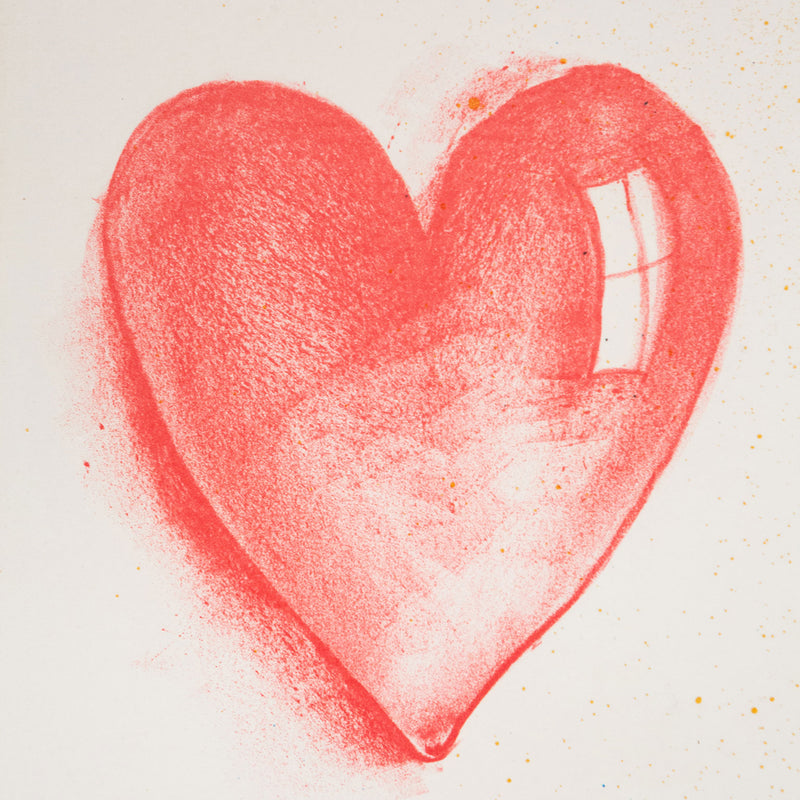 Jim Dine, Hearts, print, 1970, Caviar20