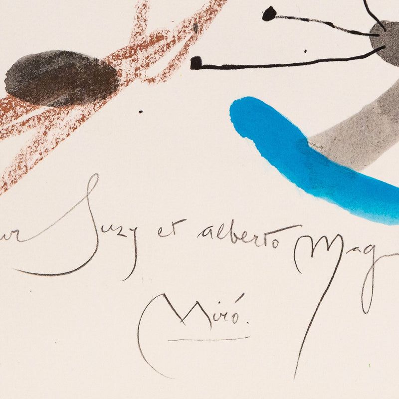 JOAN MIRO "QUELQUES FLEURS #19: MAGNELLI", 1964