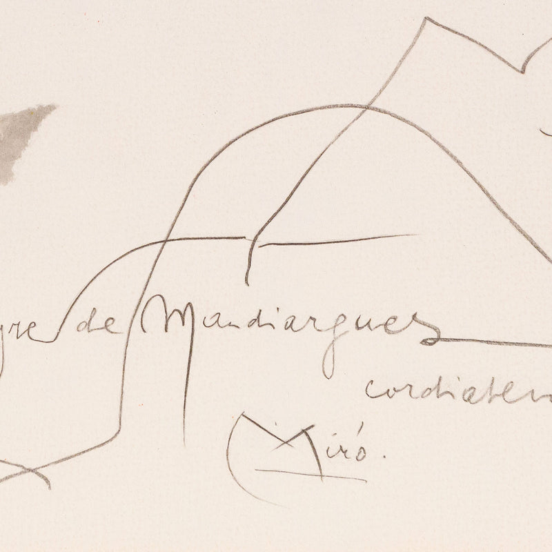 JOAN MIRO "QUELQUES FLEURS #29: MADIARGUES", 1964