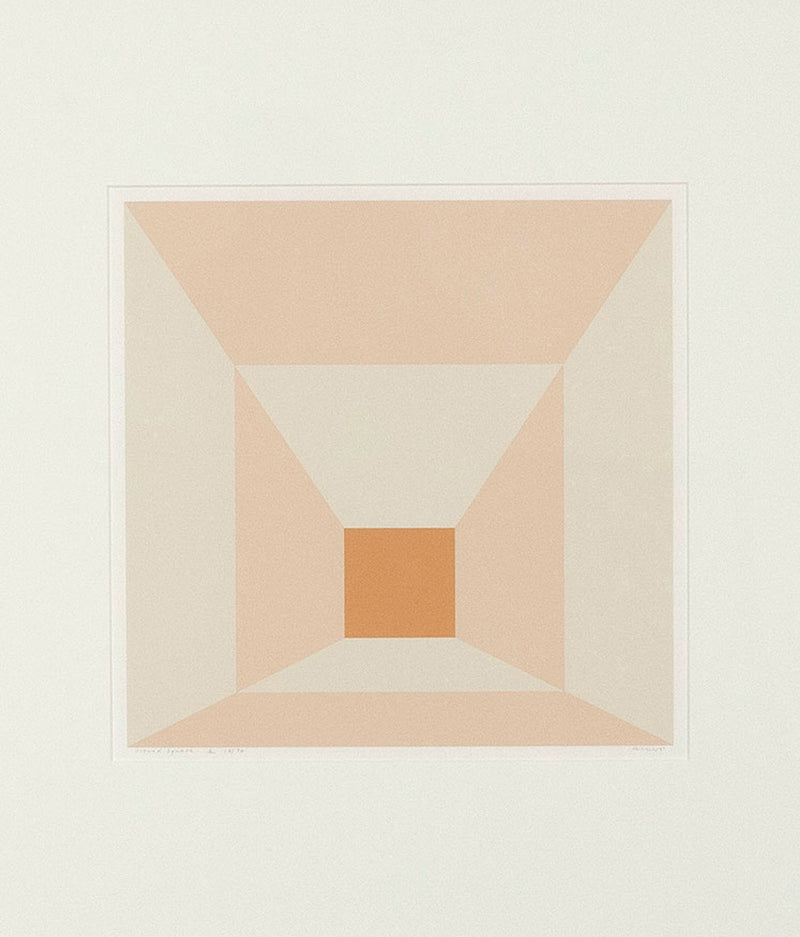 Josef Albers square prints Motered Square Caviar20