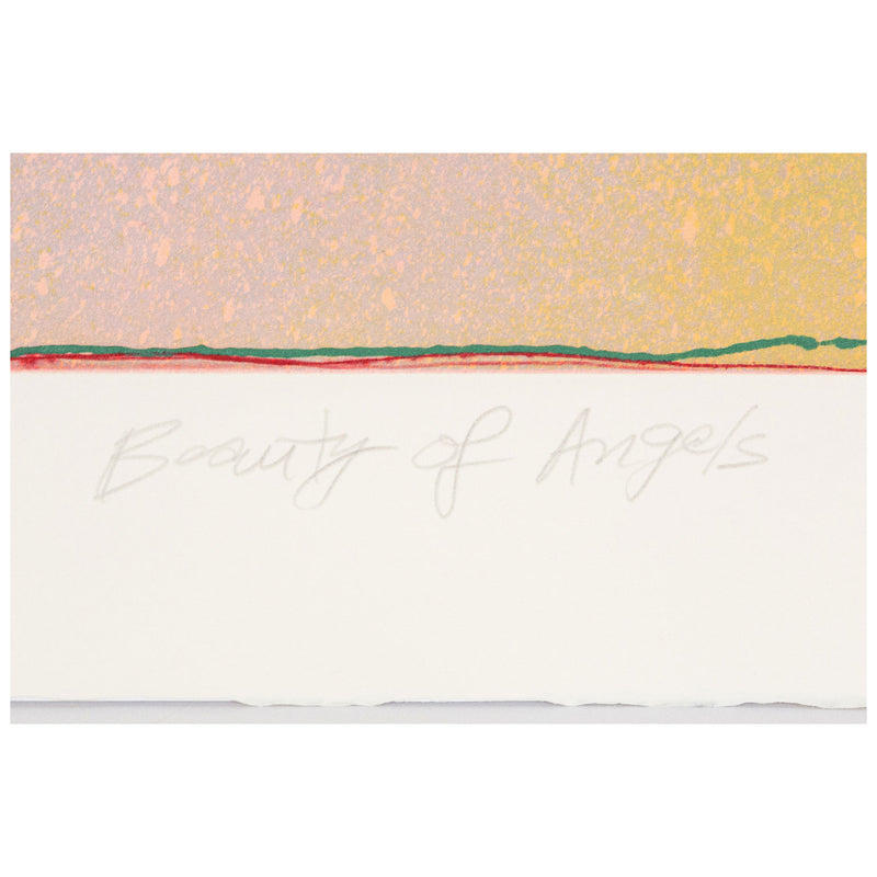 Jules Olitski, "Beauty of Angels," USA, 1989, Aquatint and dremel, Signed, numbered and dated '89 by the artist, From an edition of 50, 21.25"H 28"W (work), Very good condition.