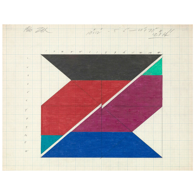 LARRY ZOX "UNTITLED (PUSH)", 1966