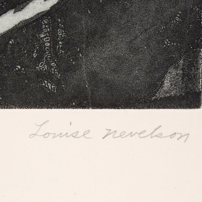 Louise Nevelson, Archaic Figure, Etching and drypoint, 1953, Caviar20