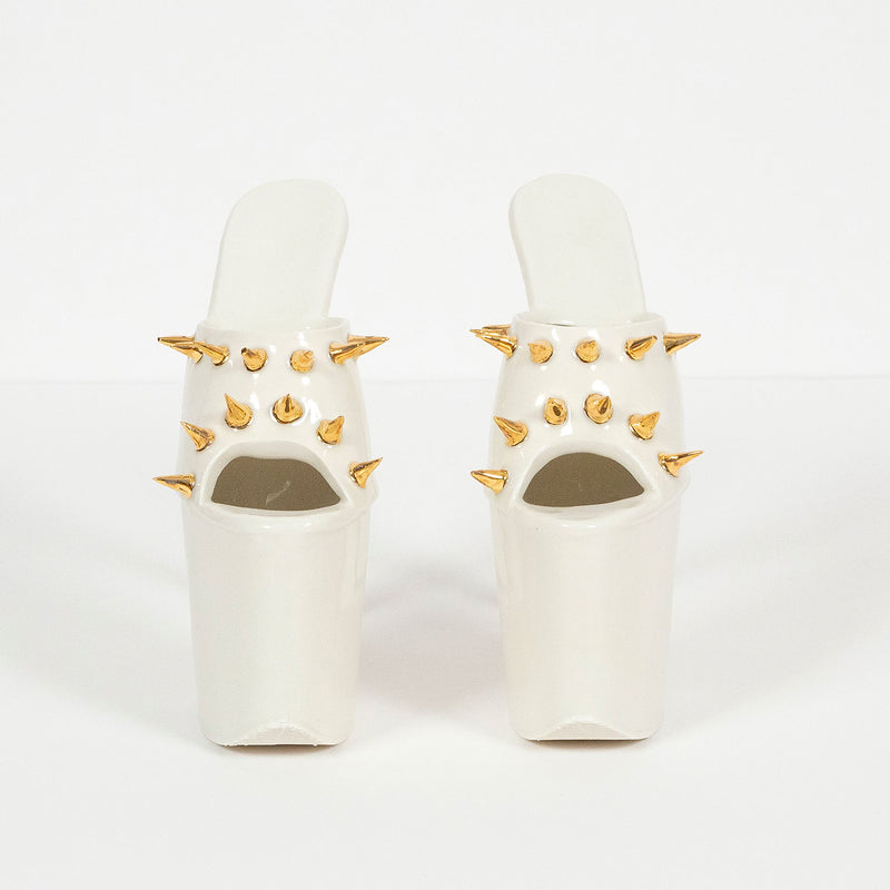 Pansy Ass Ceramics Caviar20 Shoes Sculpture