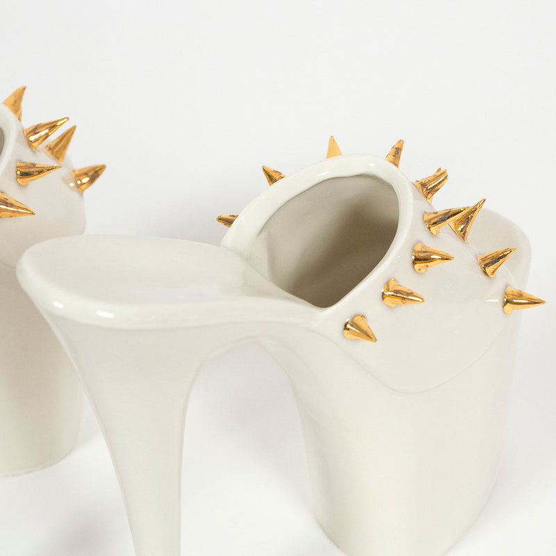 Pansy Ass Ceramics Caviar20 Shoes Sculpture
