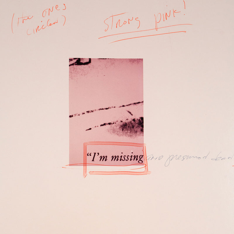 Richard Prince, Missing or Presumed Dead Joke,  Marker and pen on ektacolor photographs, 1986, Caviar20