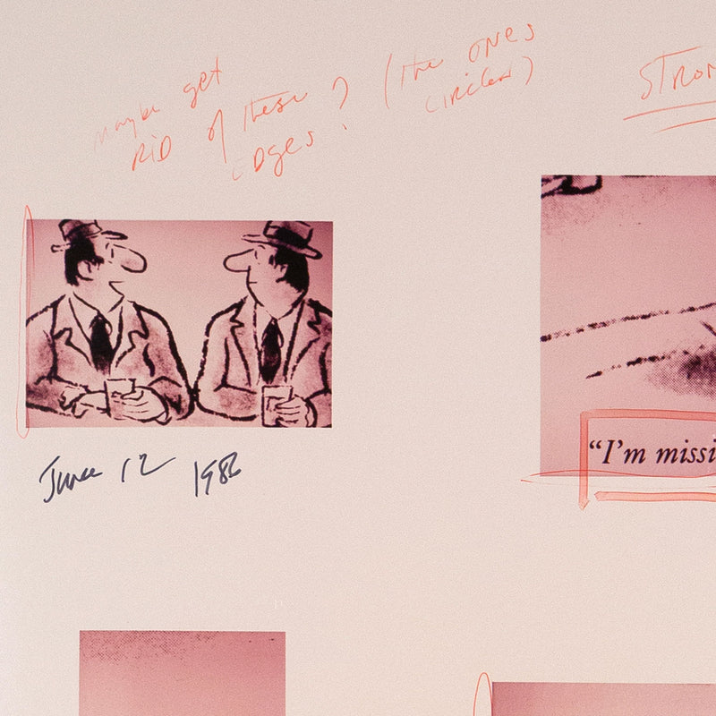Richard Prince, Missing or Presumed Dead Joke,  Marker and pen on ektacolor photographs, 1986, Caviar20