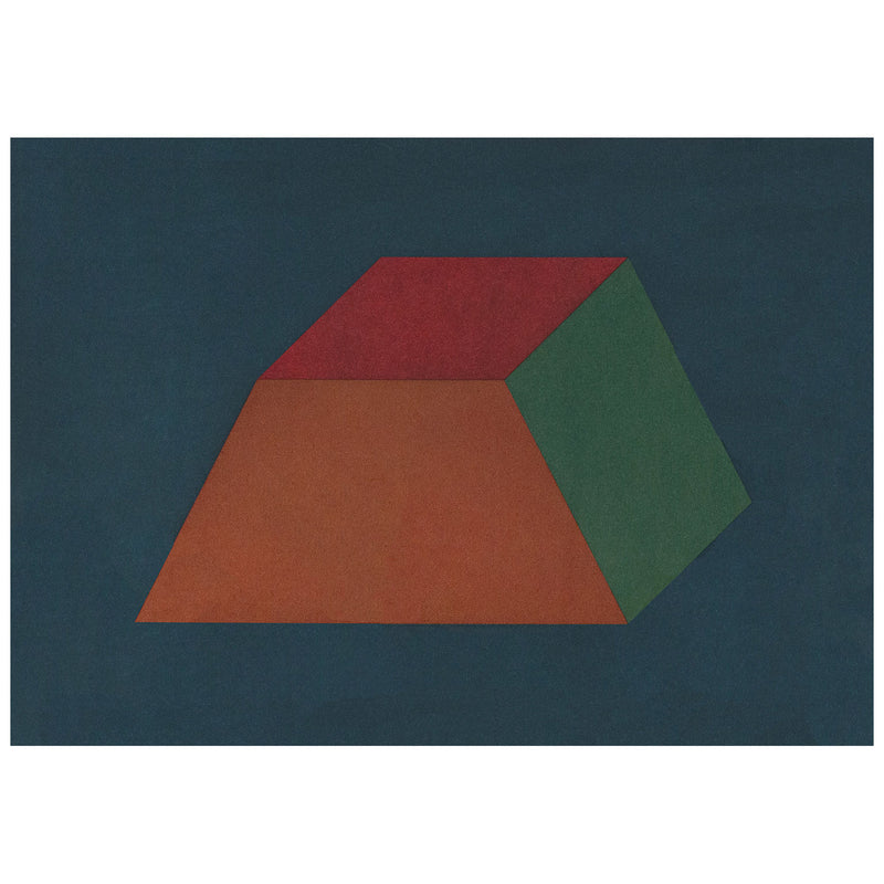 Sol Lewitt Forms Derived from a Cubic Rectangle #03, Aquatint, 1990, print Caviar20