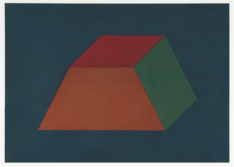 Sol Lewitt Forms Derived from a Cubic Rectangle #03, Aquatint, 1990, print Caviar20