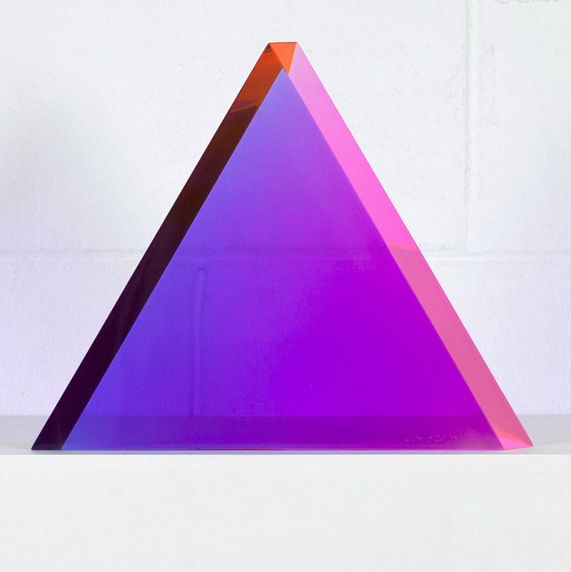 Vasa Mihich sculpture Caviar20 purple triangle