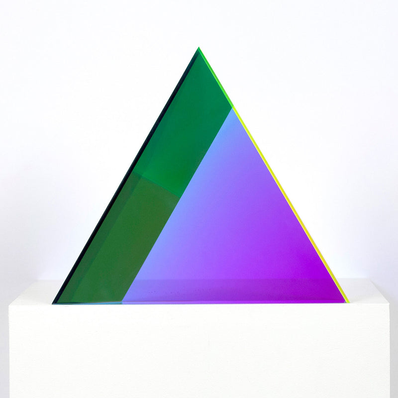 Vasa Mihich acrylic triangle sculpture Caviar20
