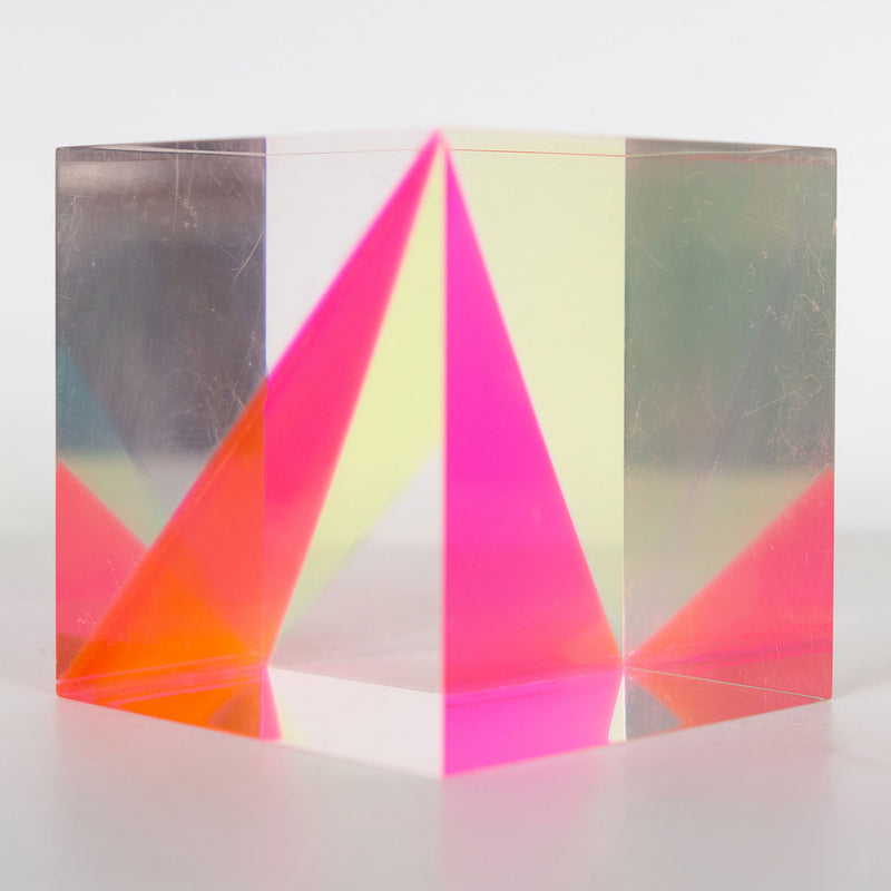 Vasa Mihich, Sunshine Cube, Acrylic Sculpture, 1987, Caviar20