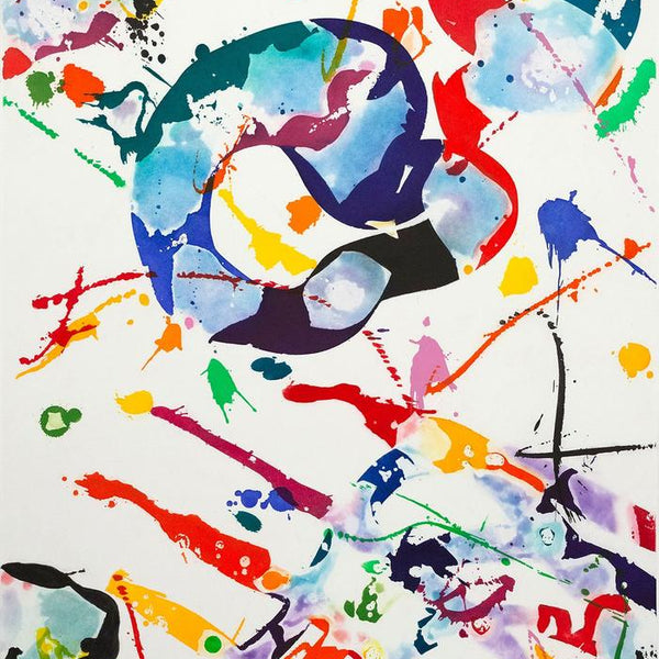 Sam Francis、Untitled 478、希少画集画、新品額装付 サム フランシス