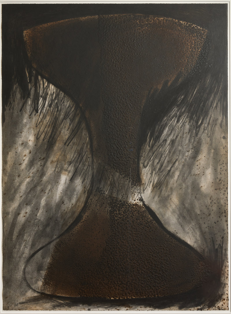 BEVERLY PEPPER "UNTITLED" MONOTYPE, 1985