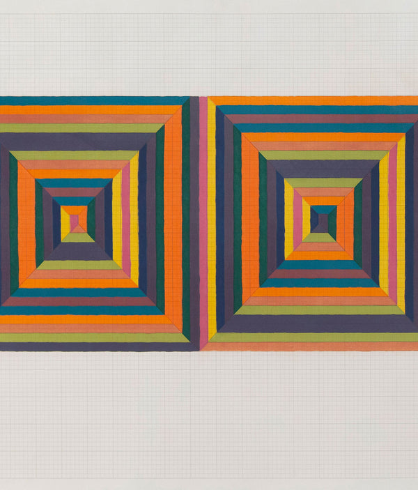Frank Stella "Fortin de las Flores" Screenprint - Geometric Abstraction 1967.