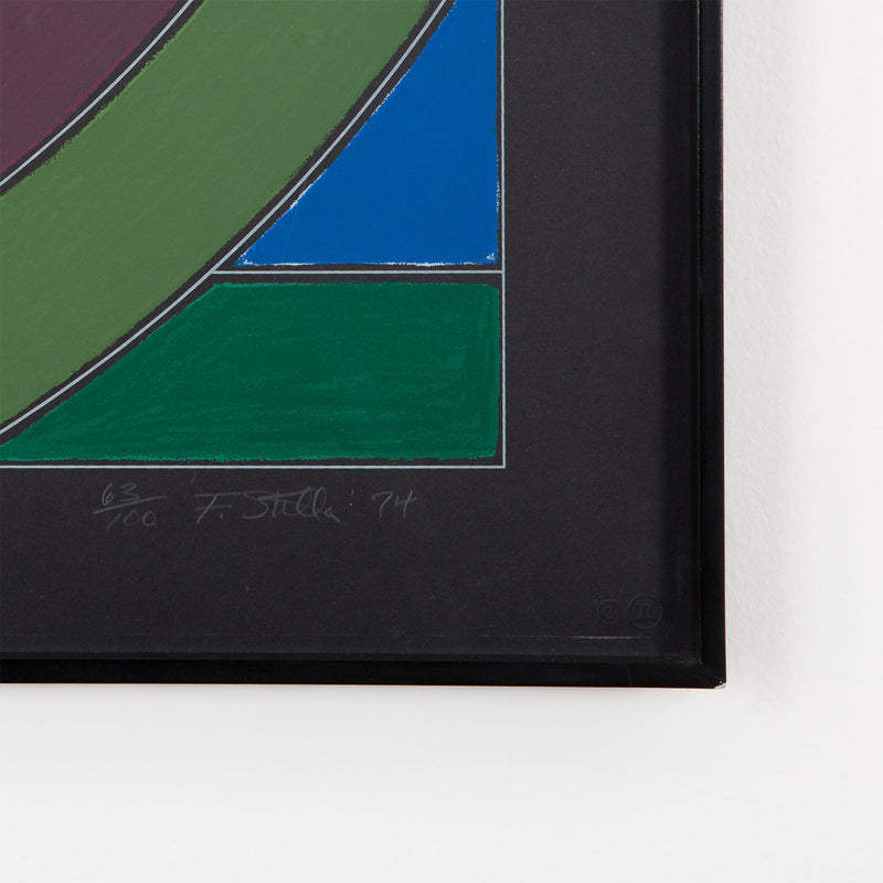 FRANK STELLA "YORK FACTORY II" SCREENPRINT, 1974
