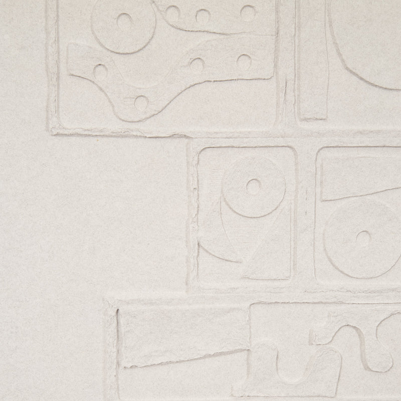 Famous 20th century woman artist Louise Nevelson "Sky Gate I" 1982.