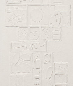 Famous 20th century woman artist Louise Nevelson "Sky Gate I" 1982.