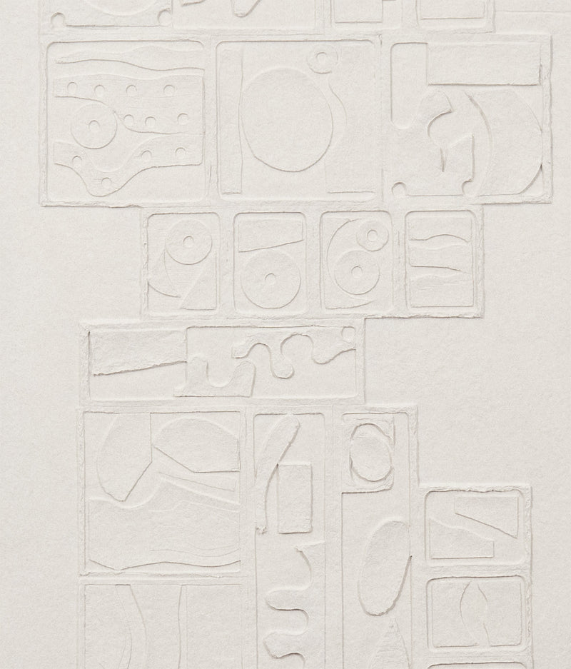 Famous 20th century woman artist Louise Nevelson "Sky Gate I" 1982.