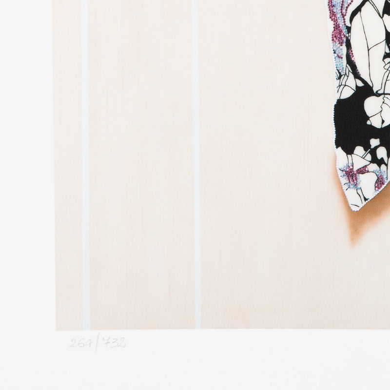 Famous contemporary artist Mickalene Thomas "Portrait of Maya #10" 2011.