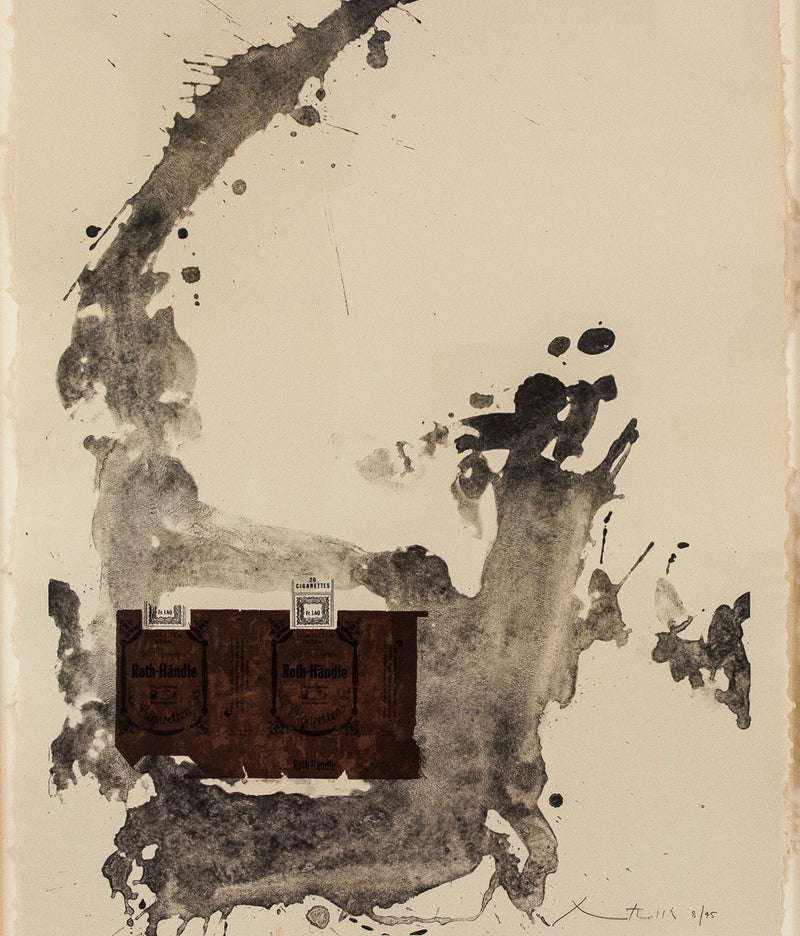 ROBERT MOTHERWELL "TOBACCO ROTH" LITHO, 1975