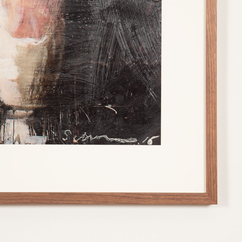 TONY SCHERMAN “KAREN K.” ENCAUSTIC MONOPRINT, 2016