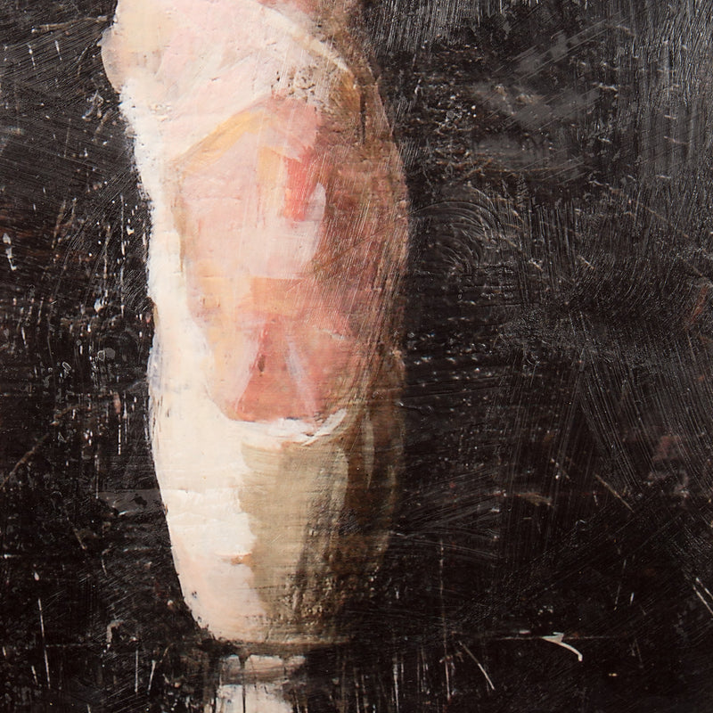 TONY SCHERMAN “KAREN K.” ENCAUSTIC MONOPRINT, 2016