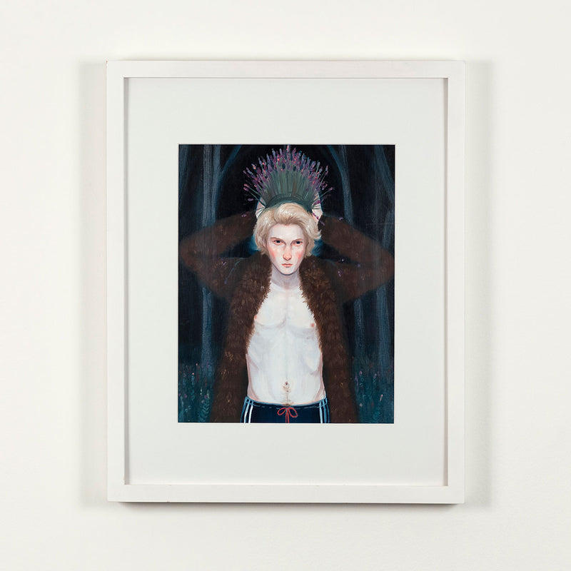 KRIS KNIGHT "DAUPHIN" OIL ON PAPER, 2009